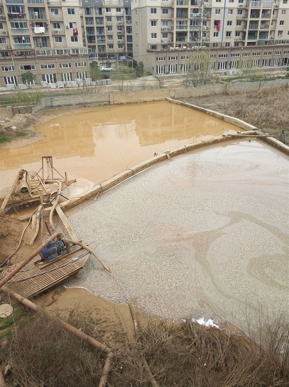 金水沉淀池淤泥清理-厂区废水池淤泥清淤